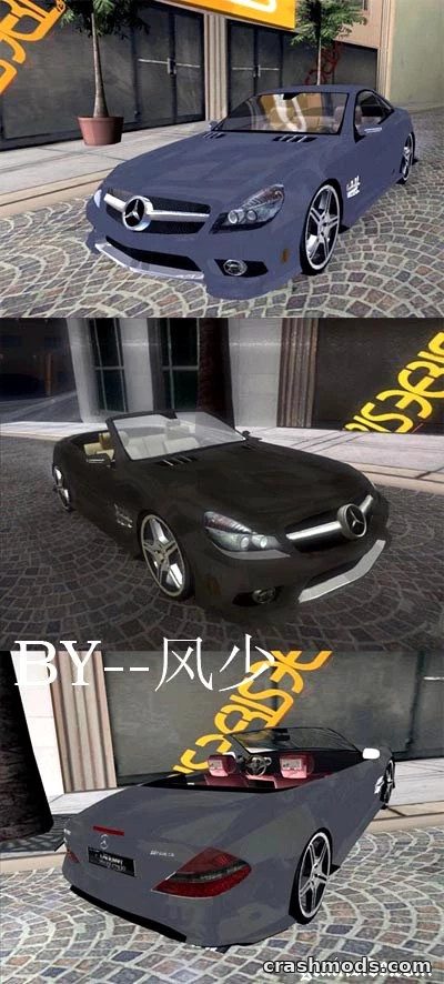 2010 Mercedes-Benz SL65 AMG – Roadster with Four Paintjobs GTA San Andreas mod screenshot