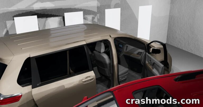 2011–2017 Toyota Sienna – Versatile Minivan for Families BeamNG.drive mod screenshot