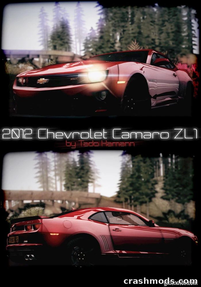 2012 Chevrolet Camaro ZL1 – Muscle Car with Paint Template – screenshot 2