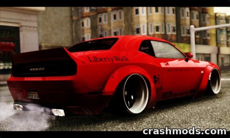 2012 Dodge Challenger SRT8 Liberty Walk – LB Performance Kit GTA San Andreas mod screenshot