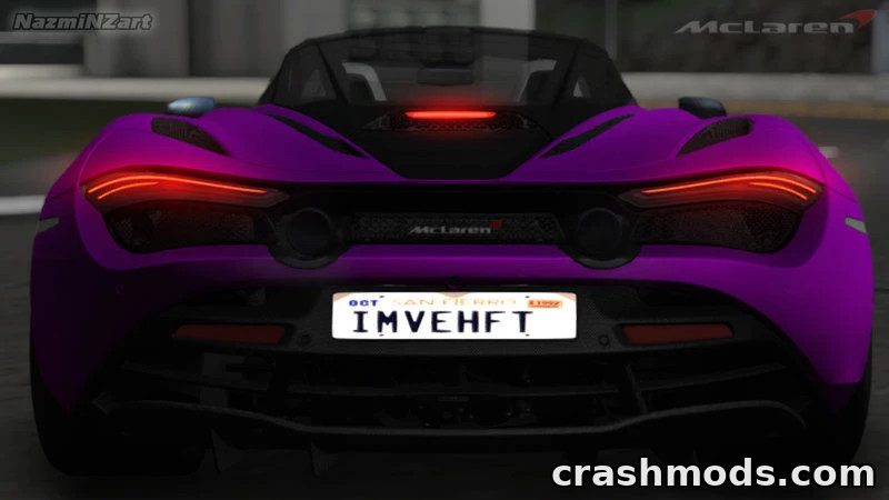 2017 McLaren 720S – Supercar with Crash Effects and Active Wing – screenshot 7