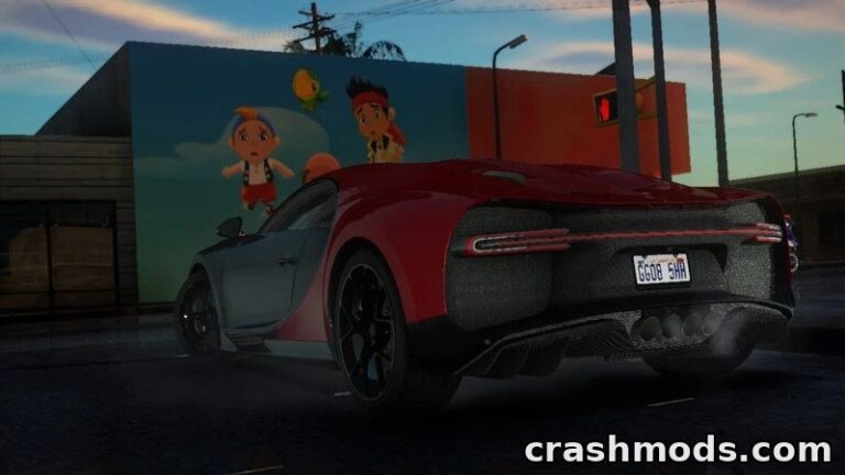 2018 Bugatti Chiron Sport – Hypercar With Auto Spoiler GTA San Andreas mod screenshot