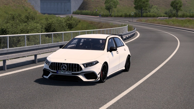 2022 Mercedes-AMG A45 S – Drivable Hot Hatch Euro Truck Simulator 2 mod screenshot