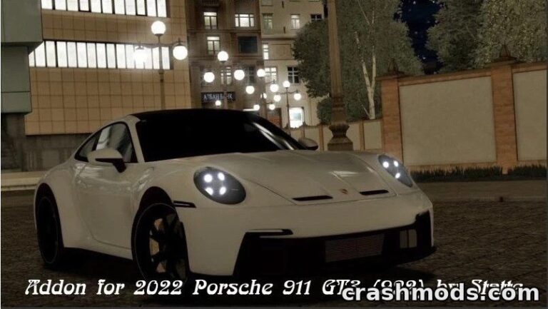 2022 Porsche 911 GT3 922 Passenger Transport Addon – City Car Driving City Car Driving mod screenshot