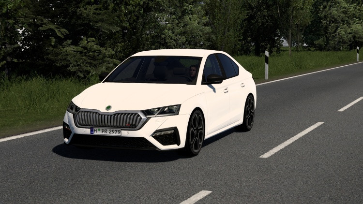 2022 Skoda Octavia – Rebuilt Drivable Compact Car Euro Truck Simulator 2 mod screenshot