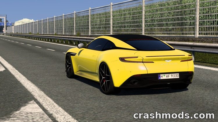 2023 Aston Martin DB12 – Grand Tourer with Digital Dashboard Euro Truck Simulator 2 mod screenshot