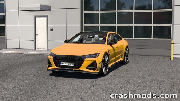2023 Audi ABT RS7 C8 – Tuned Sportback with Interior Lights Euro Truck Simulator 2 mod screenshot