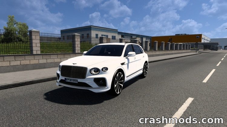 2023 Bentley Bentayga S – Luxury SUV with Reverse Camera Euro Truck Simulator 2 mod screenshot