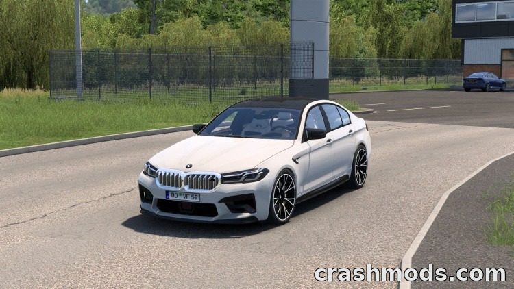 2023 BMW M5 Competition – Sports Sedan with New Engine Sound Euro Truck Simulator 2 mod screenshot