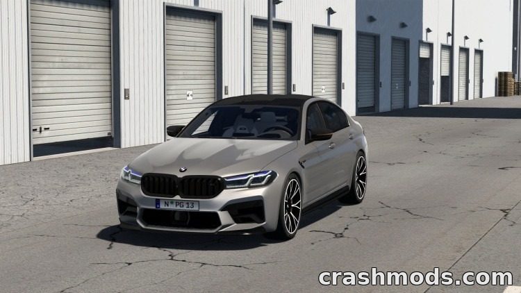 2023 BMW M5 Competition – HQ Exterior and Interior Euro Truck Simulator 2 mod screenshot