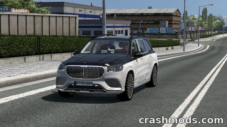 2023 Mercedes-Benz GLS Maybach – Drivable Luxury SUV Euro Truck Simulator 2 mod screenshot