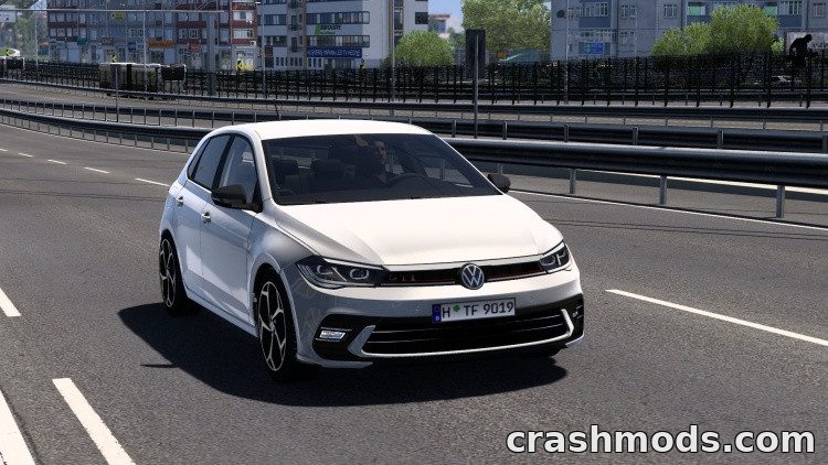 2023 Volkswagen Polo GTI – Digital Dashboard and New Engine Sound Euro Truck Simulator 2 mod screenshot