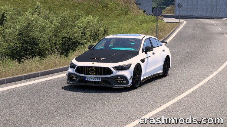2025 Mercedes-AMG GT 63 S E Mansory – Drivable Luxury Coupe Euro Truck Simulator 2 mod screenshot
