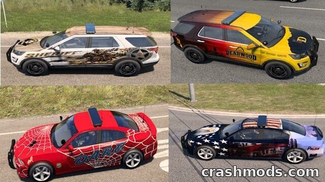209 Police Cars – AI Traffic Pack for All States American Truck Simulator mod screenshot