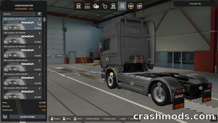 50keda Wheels Pack – Rims and Tires with 100 Combinations – screenshot 2