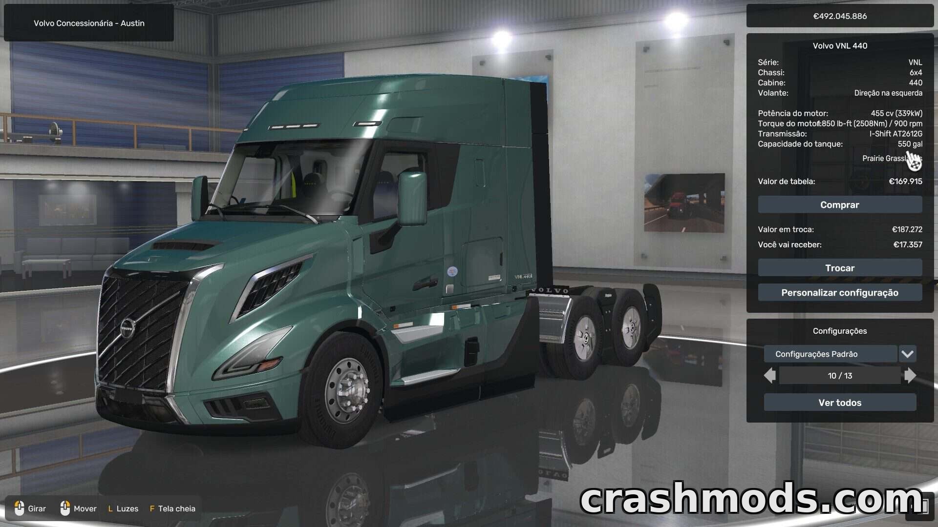 550 Gallon Fuel Tank – Extra Capacity for SCS Trucks – screenshot 1