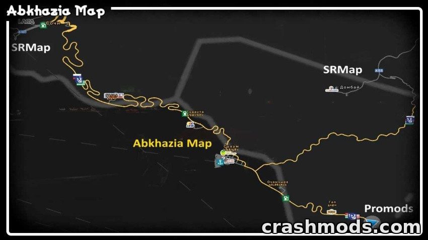 Abkhazia Map – Sunny Roads of a Unique Country – screenshot 2