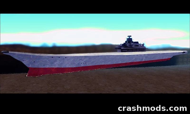 Admiral Kuznetsov Class Ship – Realistic Military Boat Add-on GTA San Andreas mod screenshot
