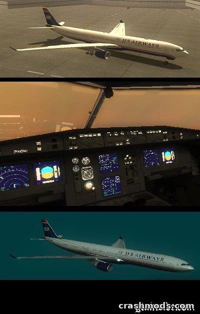 Airbus A330-300 – Detailed Passenger Jet for Original Edition GTA San Andreas mod screenshot