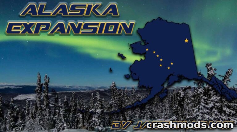 Alaska Expansion – New US State Map Add-On American Truck Simulator mod screenshot