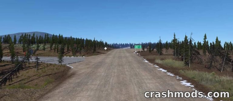 Alaska North to the Future – Arctic Highway Map American Truck Simulator mod screenshot