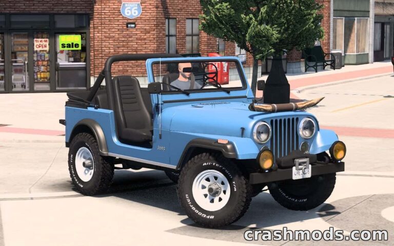 AMC Jeep CJ7 – Classic Off-Road Car American Truck Simulator mod screenshot
