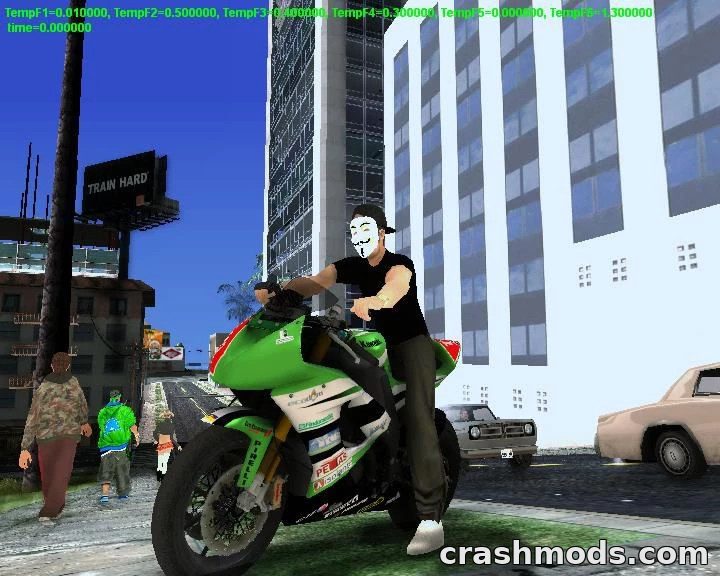 Anonymous Anjayyy – Character Skin by kapten Sandy GTA San Andreas mod screenshot