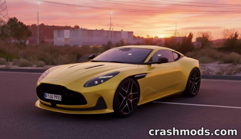 Aston Martin DB12 2023 – Luxury Sports Car American Truck Simulator mod screenshot