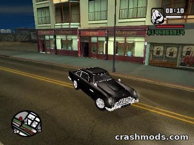 Aston Martin DB5 – Classic British Car Ported from Vice City GTA San Andreas mod screenshot