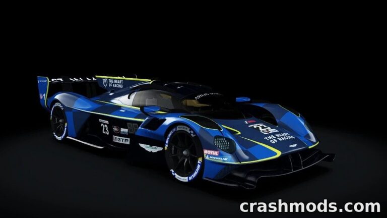 Aston Martin Valkyrie LMH – Hybrid Le Mans Hypercar Assetto Corsa mod screenshot