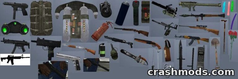 Atmosphere Weapons Pack – Enhanced Classic Arsenal GTA San Andreas mod screenshot