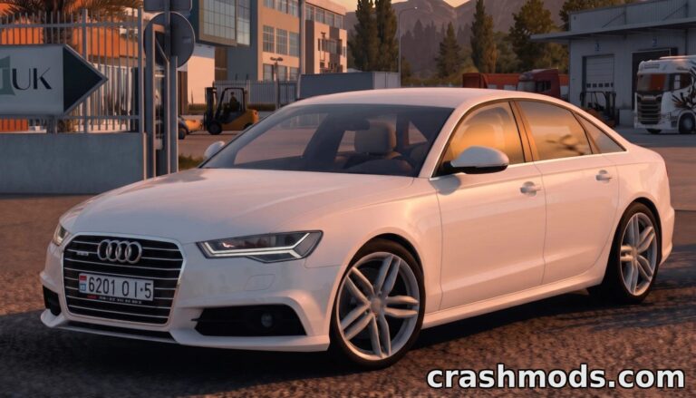 Audi A6 C7 3.0 TFSI 2015 – Detailed Sedan for Simulation Fans American Truck Simulator mod screenshot