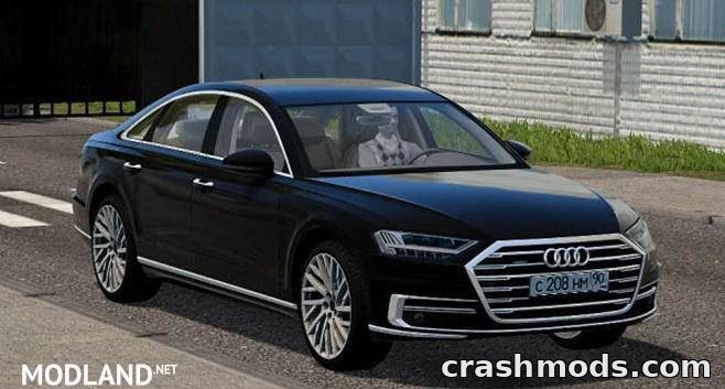 Audi A8 4.0 TFSI Quattro 2018 – Luxury Sedan Addon City Car Driving mod screenshot