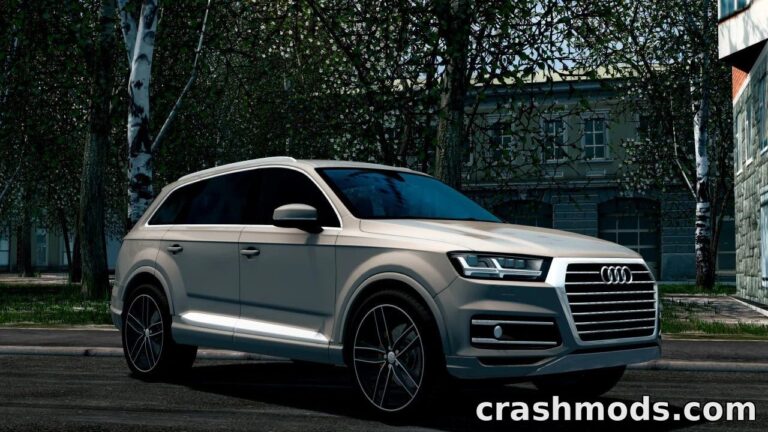 Audi Q7 2016 – Premium SUV with 65 Extras and Rear Camera City Car Driving mod screenshot