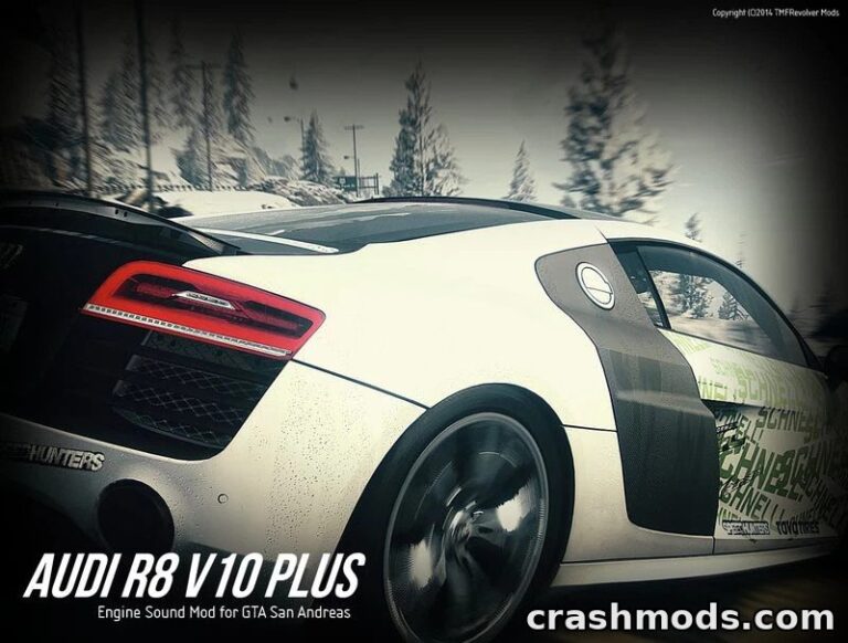 Audi R8 Engine Sound – Realistic Supercar Audio GTA San Andreas mod screenshot
