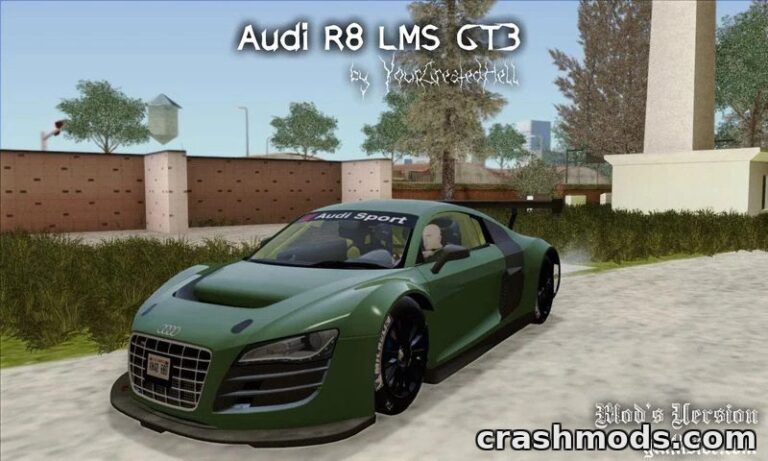 Audi R8 LMS GT3 – Detailed GT Race Car With Extras GTA San Andreas mod screenshot