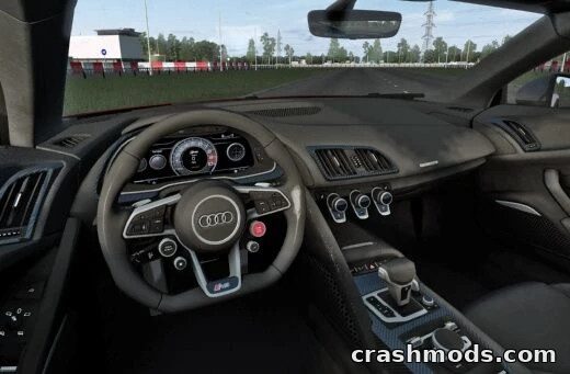 Audi R8 Plus 2017 – 610 hp Coupe with Carbon and Chrome Extras City Car Driving mod screenshot