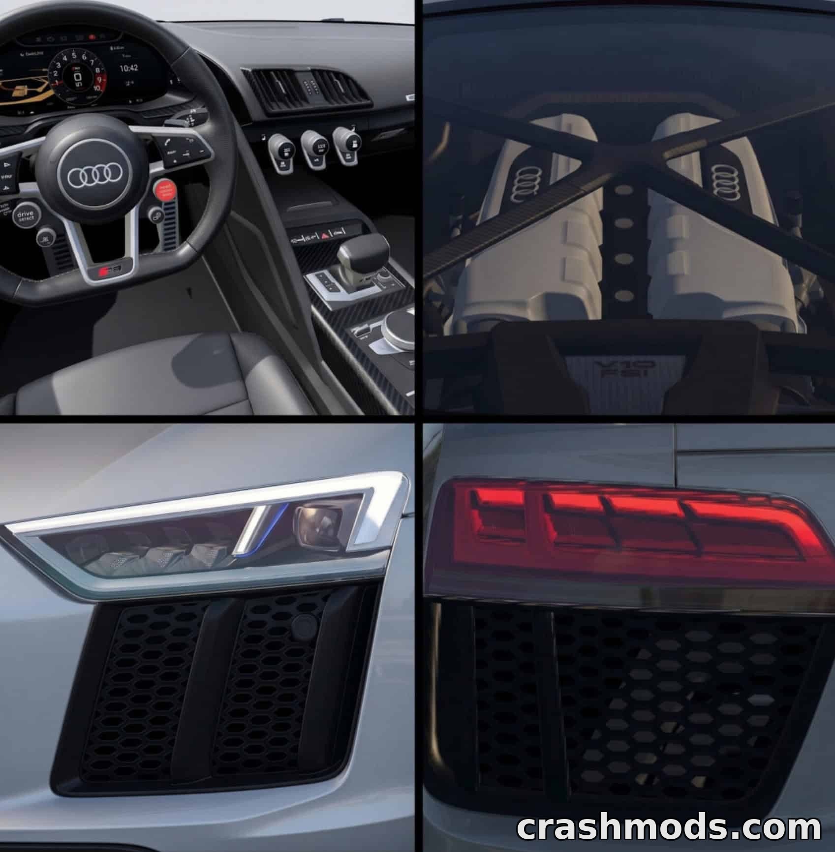 Audi R8 Plus Type 4S – High-Performance Sports Car – screenshot 4