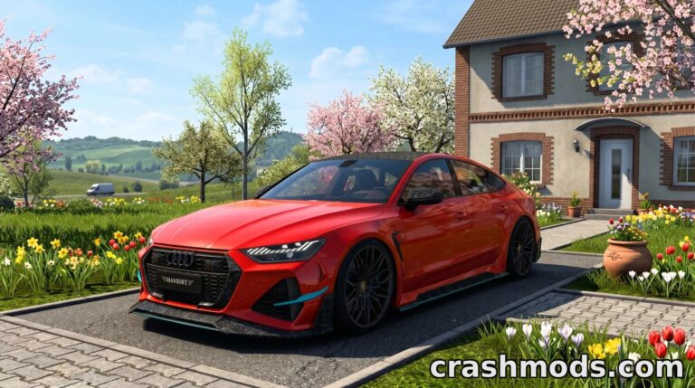 Audi RS 7 Mansory P780 – High-Quality Performance Car Addon American Truck Simulator mod screenshot