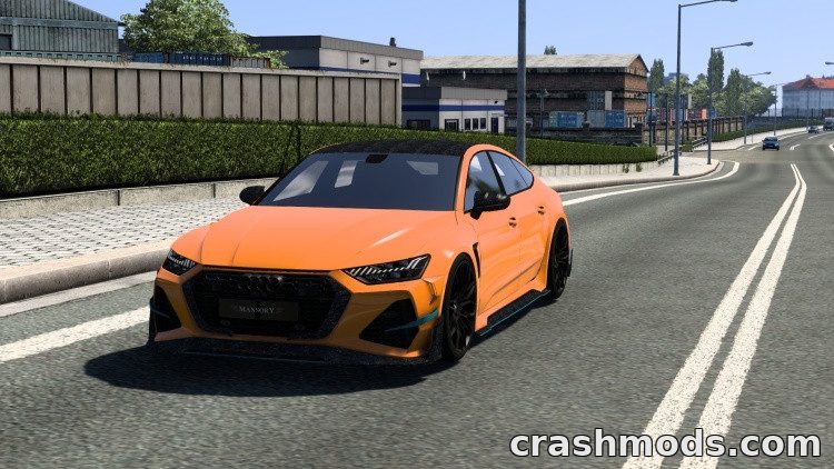 Audi RS 7 Mansory P780 – Tuned Sportback with HQ GPS Euro Truck Simulator 2 mod screenshot