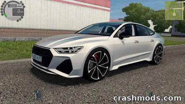 Audi RS 7 Sportback 2019 – High-Performance Four-Door Experience City Car Driving mod screenshot