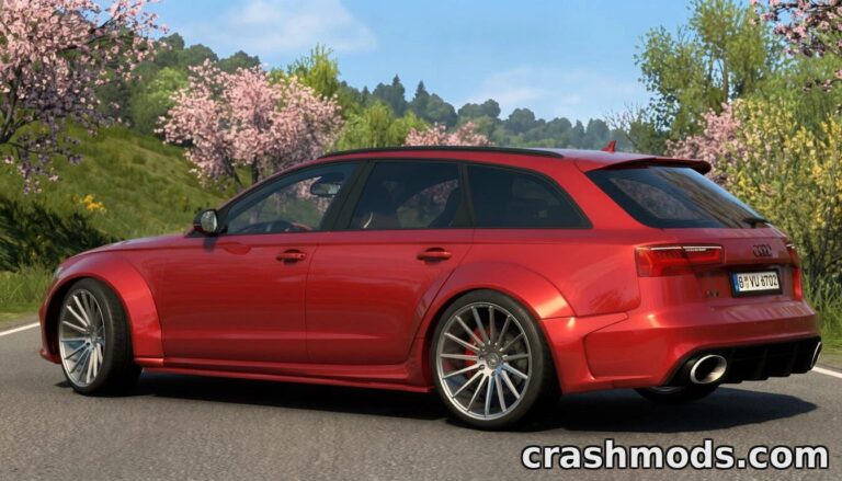 Audi RS6 C7 Avant – High-Performance Estate for ATS American Truck Simulator mod screenshot