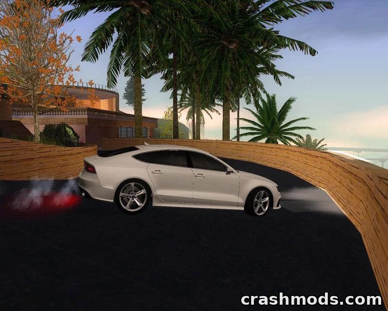 Audi RS7 – Detailed Car With Rearview Camera and Active Spoiler – screenshot 3