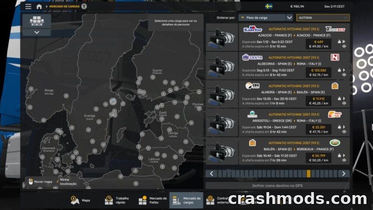Automatic Hitching JOST – Heavy Container and Cargo Loads – screenshot 2