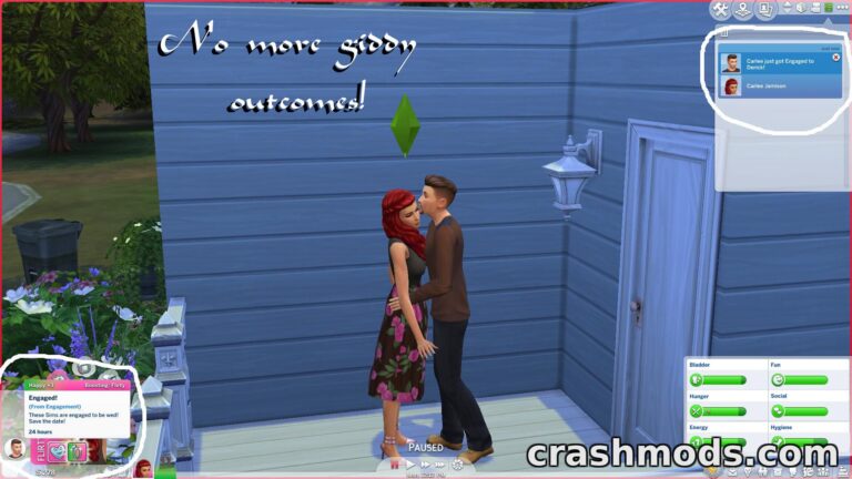 Autonomous Proposals – Sim Romance Gameplay Tweak The Sims 4 mod screenshot