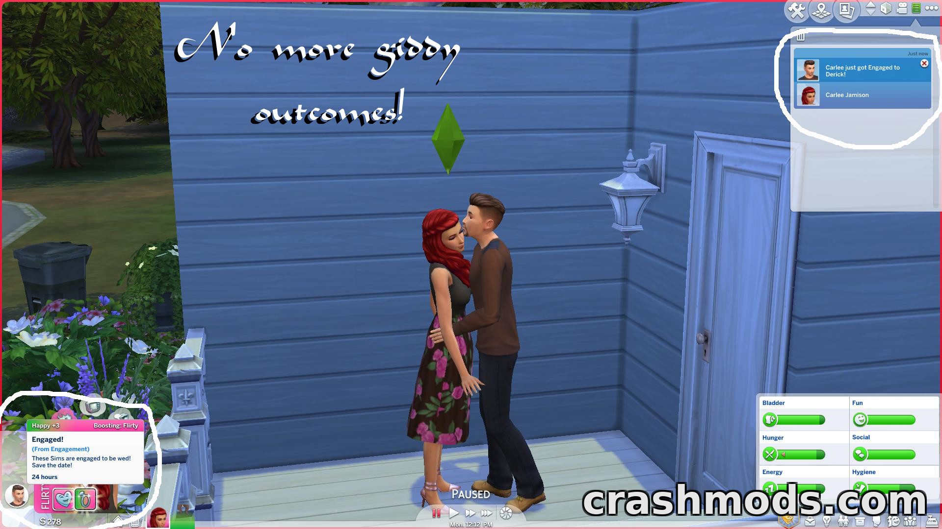 Autonomous Proposals – Sim Romance Gameplay Tweak – screenshot 1