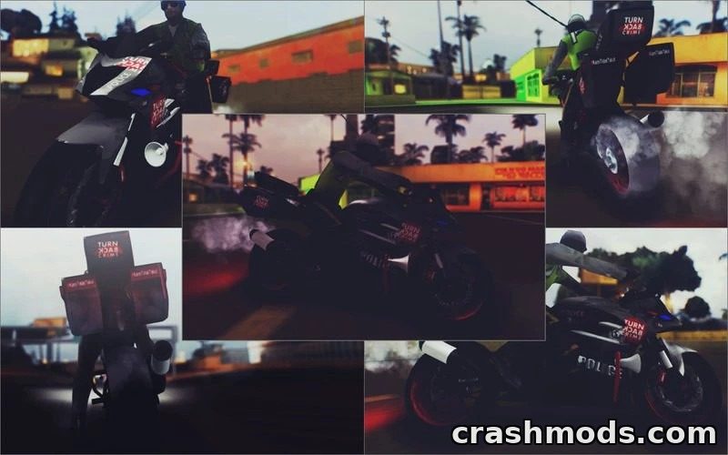 Bajidi R86 Police Bike – Indonesian Cop Motorcycle – screenshot 3