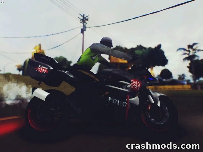 Bajidi R86 Police Bike – Indonesian Cop Motorcycle – screenshot 8