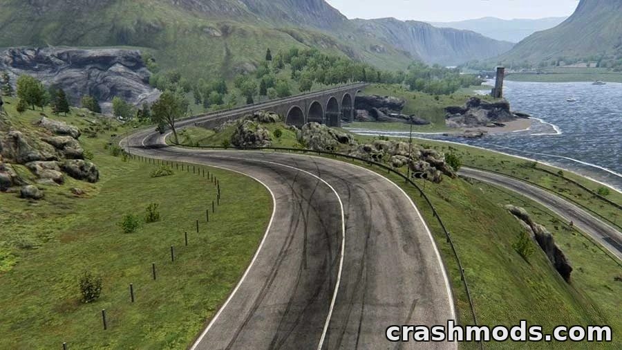 Bannochbrae – Scottish Highlands Road Course Along a Loch – screenshot 4