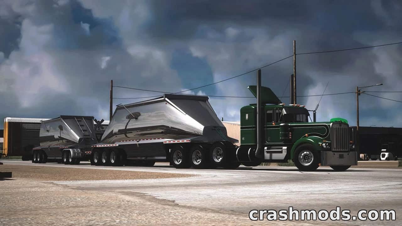 Beall Bullet Belly Dump Trailer – Detailed Ownable Hauler – screenshot 4